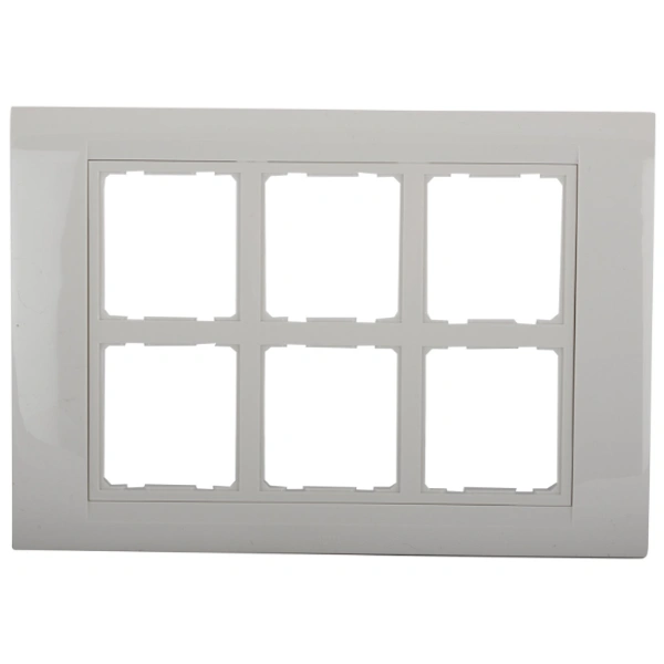 Anchor ANCHOR Polycarbonate Roma 12 Module Tresa Plate (Standard Size, White) - 12M, White, NA